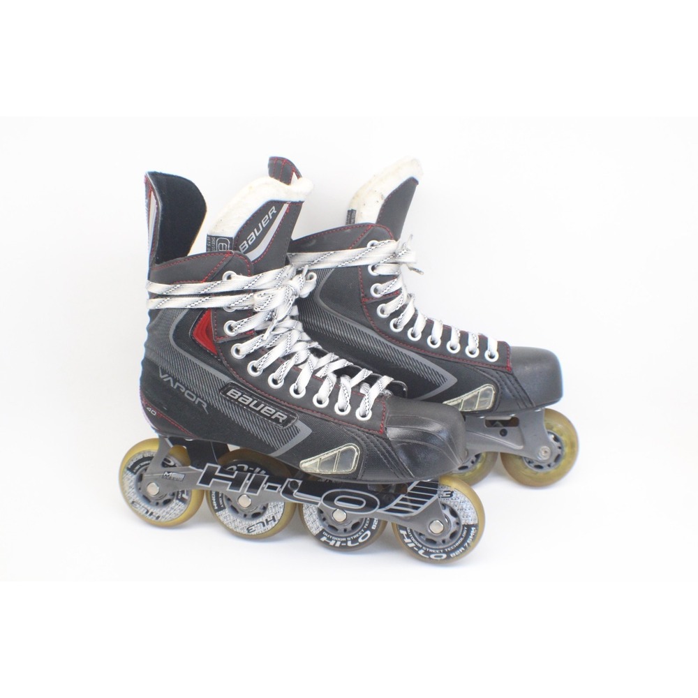 Bauer Vapor X40R Inline Hockey Skates Black Skate Size 6R Shoe Size Size 7.5 US